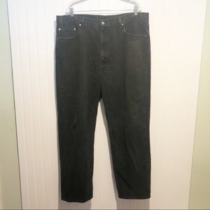 Levi’s 550 Relaxed Fit Black Denim Jeans 42x32